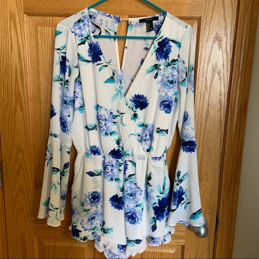 Forever 21 Floral Romper